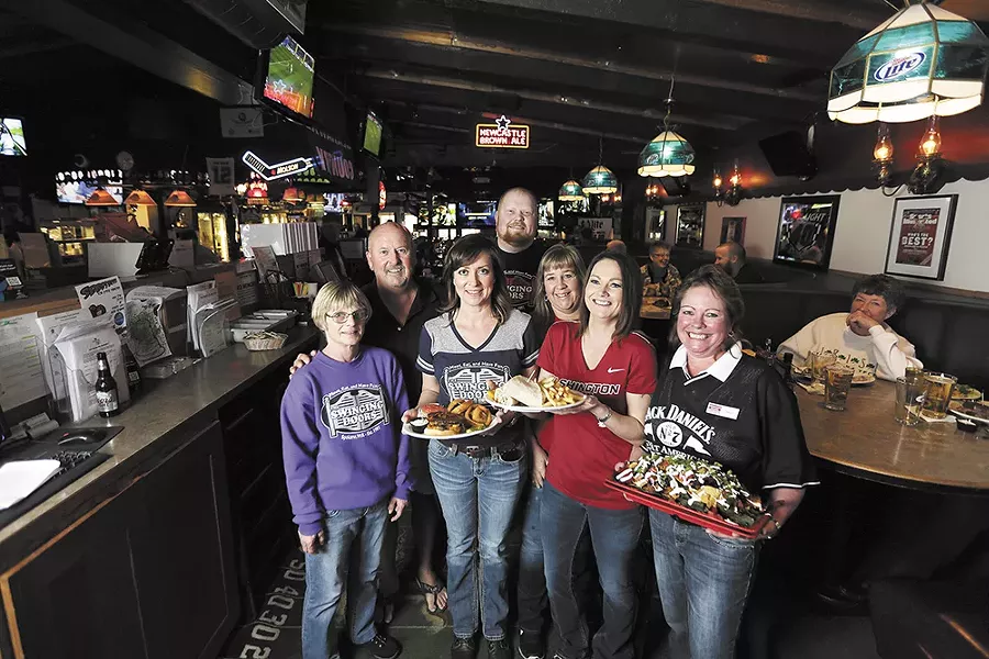 The team at the family-owned Swinging Doors.\ - YOUNG KWAK