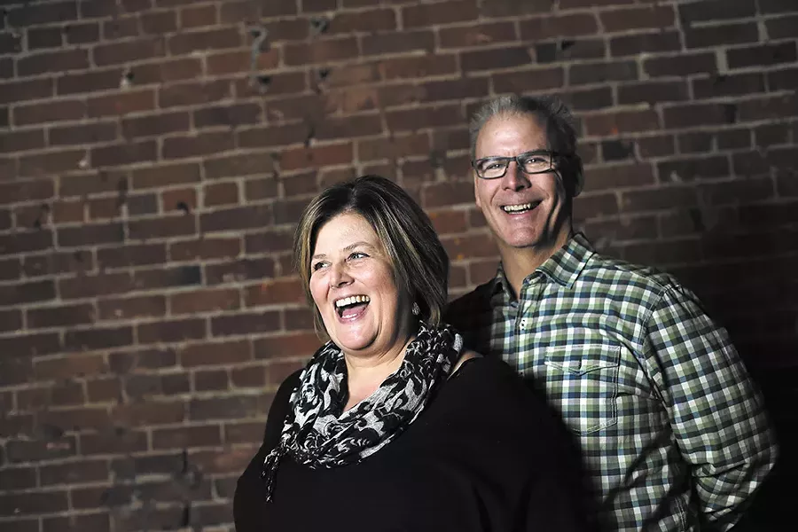 Two of the four owners of the Spokane Comedy Club, Renee and Kevin Fandt. - YOUNG KWAK