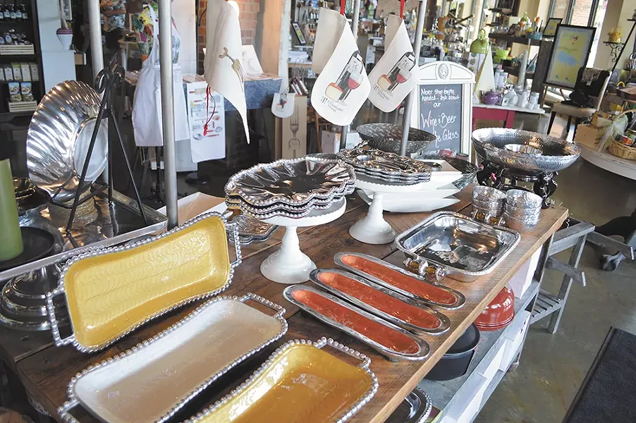 Serverwear on display at Culinary Stone.