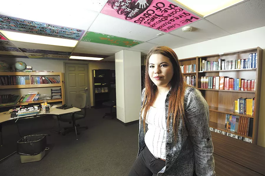 Samarah, 16, who is in rehab at Daybreak in Spokane, says: "We're just a bunch of little girls crying out for help because of broken families." - YOUNG KWAK