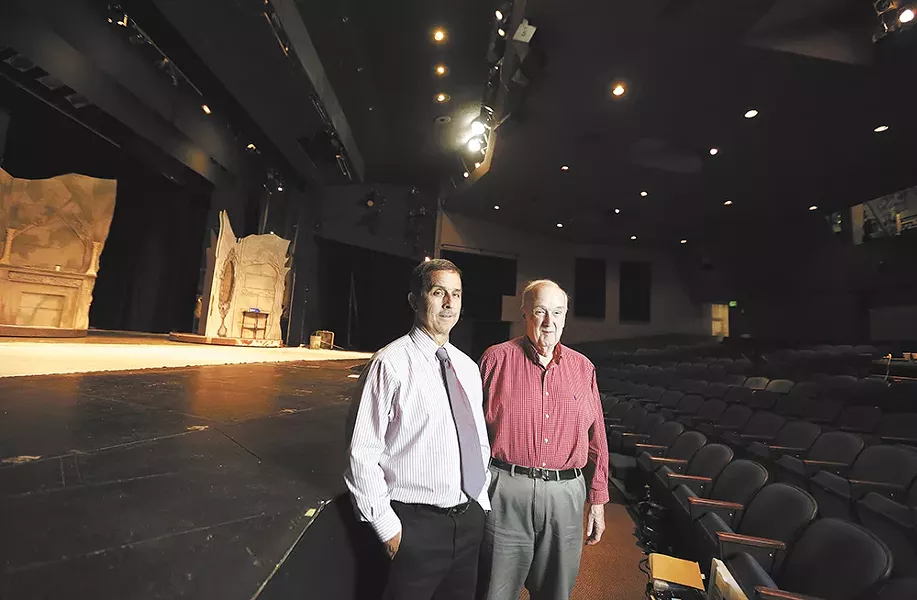 Spokane Civic Theatre CEO Mike Shannon, left, and Interim Artistic Director Jack Phillips. - YOUNG KWAK