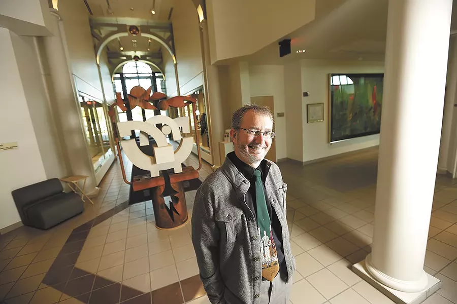Jundt Art Museum Curator Paul Manoguerra at Gonzaga University. - YOUNG KWAK