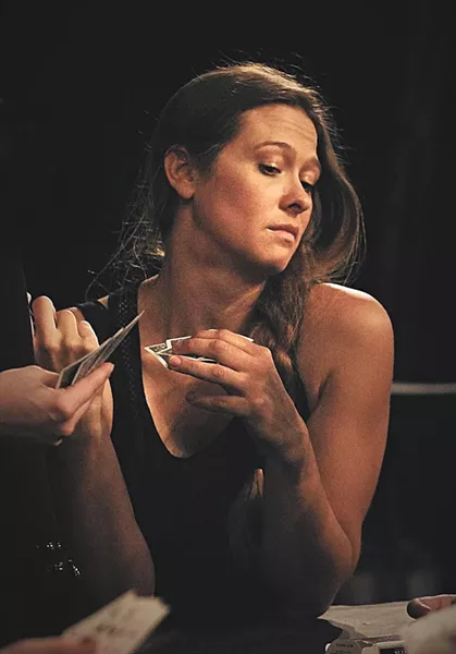 Sarah Miller plays Mona in the Modern's production of Chicago.