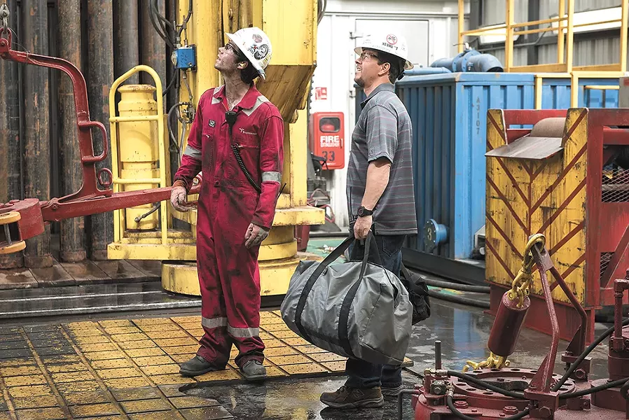 Mark Wahlberg (right) has a sinking feeling in Deepwater Horizon.