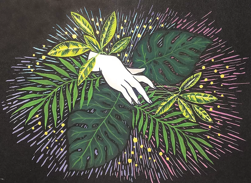 Marina Gulova's work is influenced by everything from religious iconography to tattoo art.