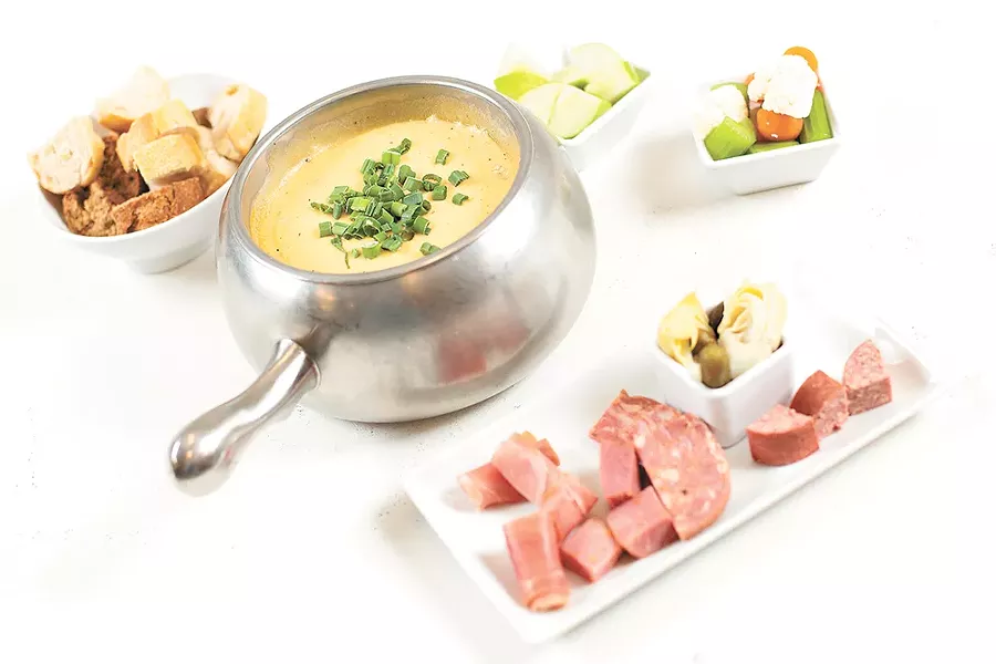 Melting Pot's fondue. - YOUNG KWAK