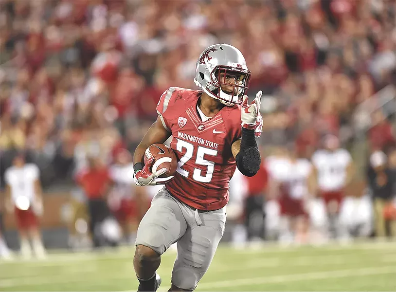 Jamal Morrow and the running game have given WSU's offense an extra option. - WSU ATHLETIC COMMUNICATIONS PHOTO