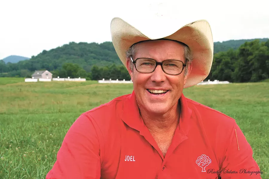 Joel Salatin is a both a sustainable farmer and an opponent of industrial farming. - RACHEL SALATIN