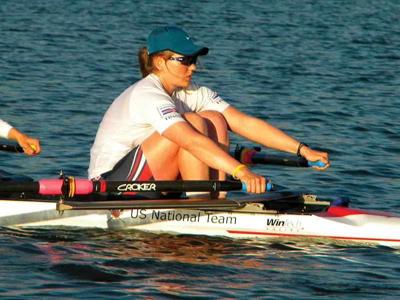 Jamie Redman had to dial things back a bit from her time as an Olympian in London — and that's OK.
