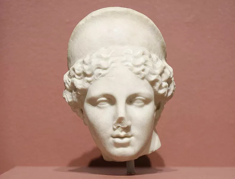 Aphrodite, also known as Venus, reminds us that the gods played a central role in Roman life. This fragment is from the 1st centuries B.C.-A.D. time period.