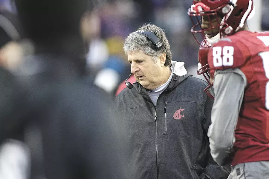 WSU Mike Leach didn't have any answers against the rivals from the West Side. - YOUNG KWAK