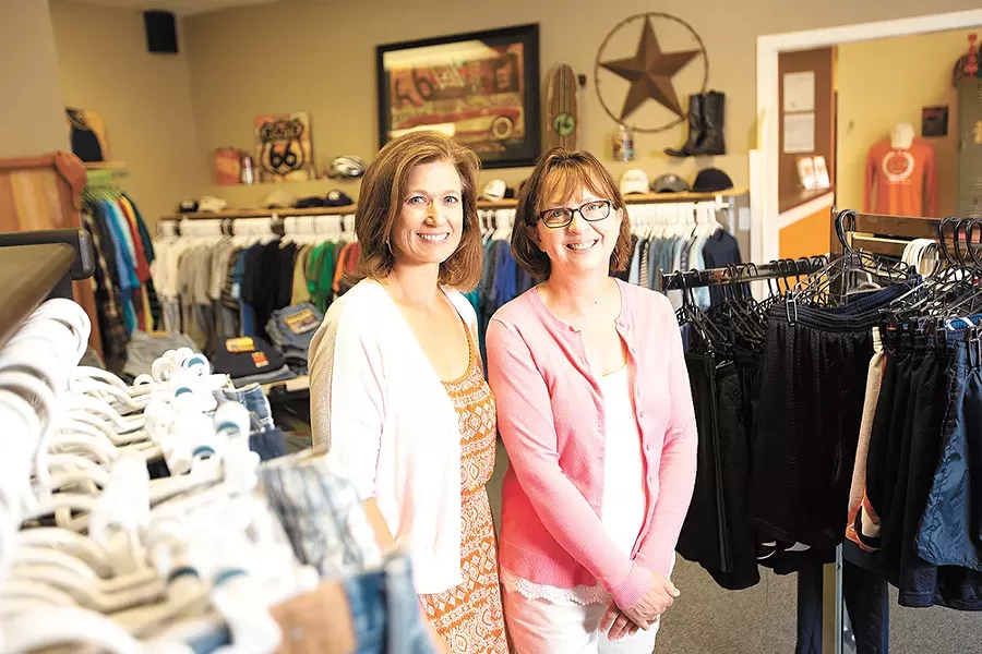 Teen Closet co-directors Robyn Nance (left) and Linda Rogers. - YOUNG KWAK