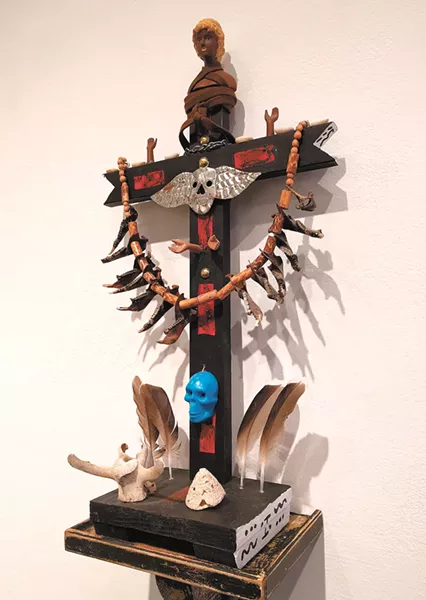 A closer look at one of Coates' pieces. - CHEY SCOTT