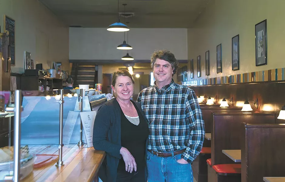 Patty and Matt Brehm, owners of the Kitchen Counter. - TARYN PHANEUF