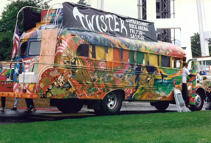The Further Day-Glo bus. - JOE MABEL
