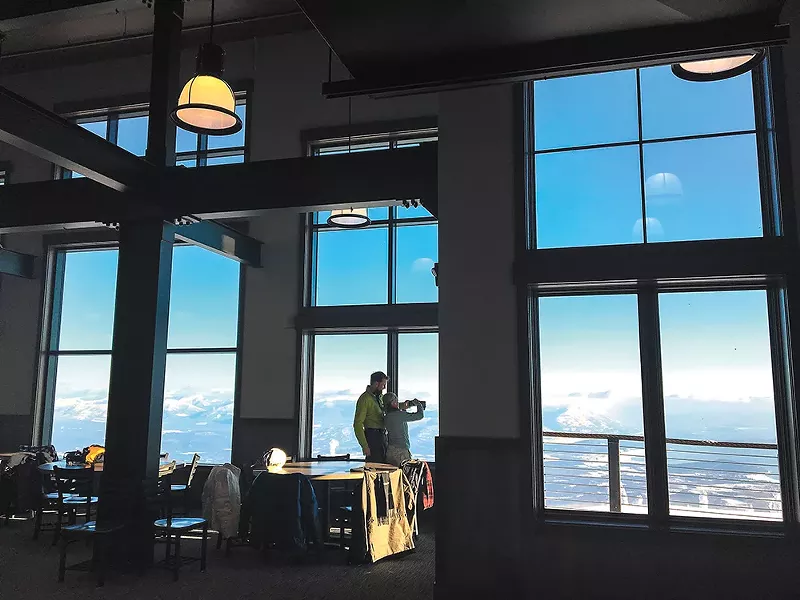 Eating at the Sky House means a meal at 6,375 feet above sea level. - SCHWEITZER MOUNTAIN RESORT PHOTO