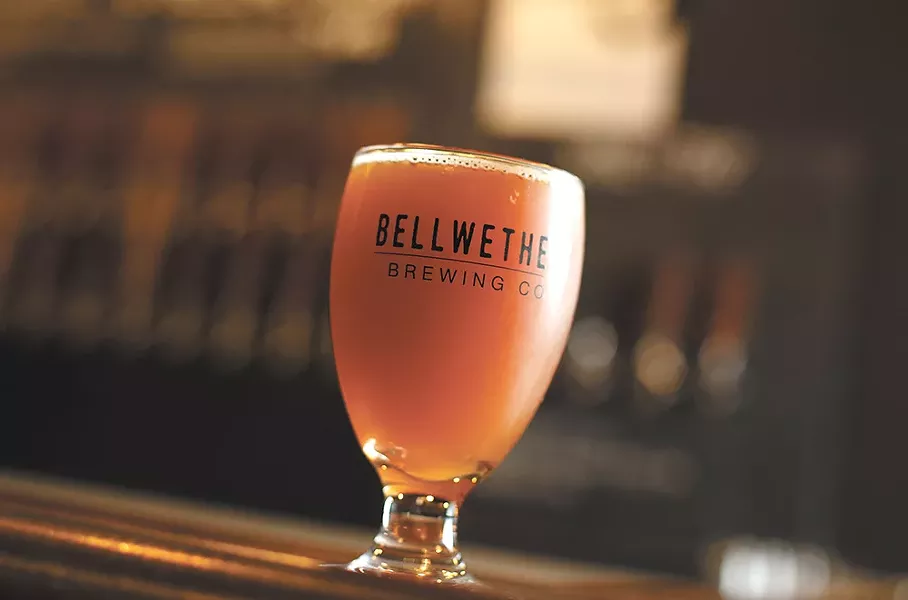 The Albion Ale, a gruit style beer available at Bellwether. - YOUNG KWAK