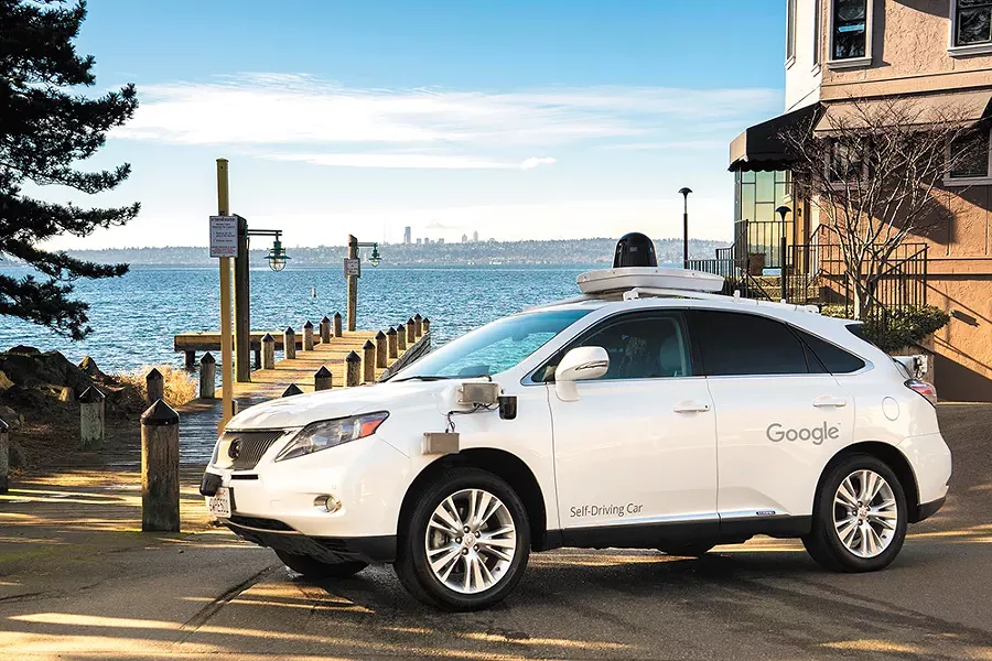 Waymo, formerly Google’s self-driving project, is testing a car in Kirkland, Washington.