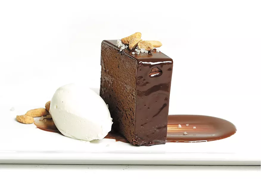 A peanut butter terrine from Cork House
