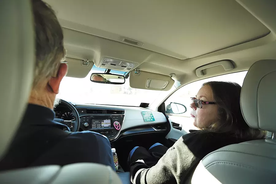 76-year-old Len Wallace, left, went from being a millionaire to an Uber driver — and now says he has to drive 70-90 hours a week to make money. - YOUNG KWAK
