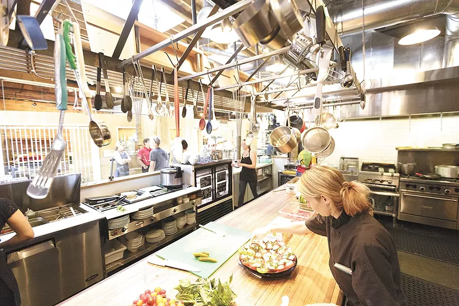 Mediterrano inside the Saranac Commons permanently closed last month. - YOUNG KWAK