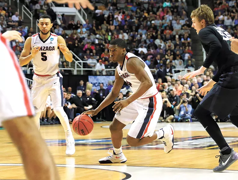 Gonzaga's Jordan Mathews played a huge role all season. - TORREY VAIL/GU ATHLETICS