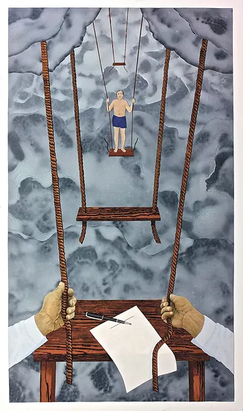 One of Kraut's new works.