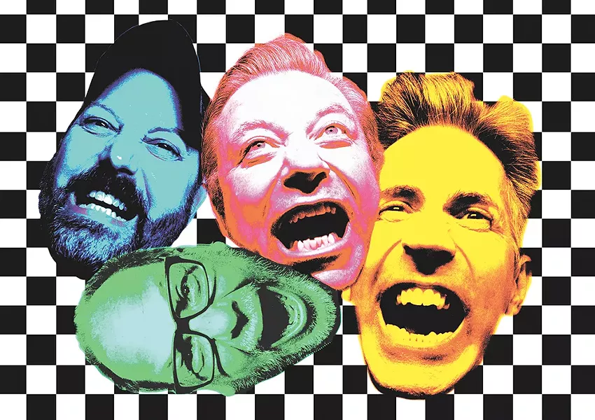 Local punk quartet Big Yuck Mouth still thrash like it's 1988. - KRISTEN BLACK ILLUSTRATION
