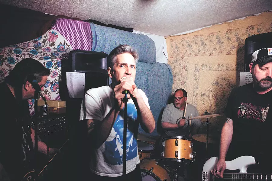 Kevin Cameron (center) fronts Big Yuck Mouth. - KRISTEN BLACK