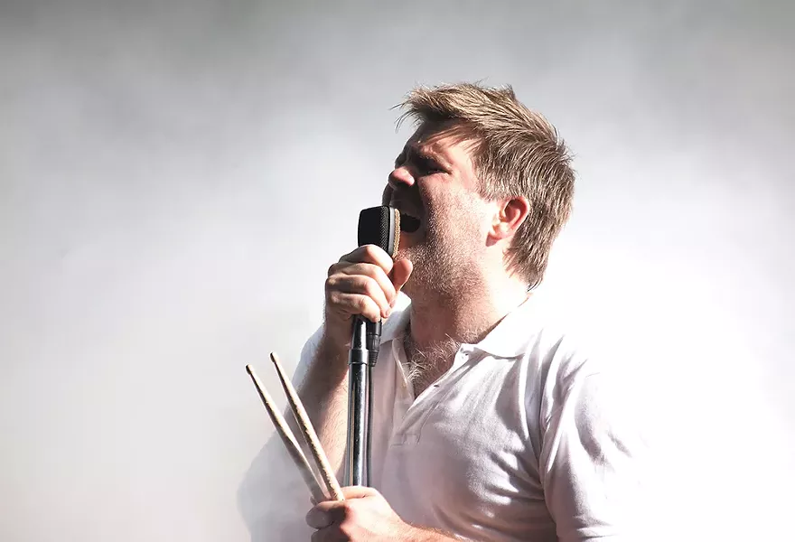 The recently reunited dance-rock band LCD Soundsystem returns to Sasquatch! this weekend. - MATT BIDDULPH