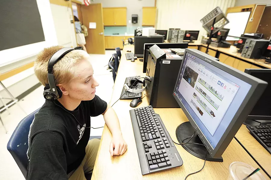 Emma Linklater, 17, says PBL helps her understand the big picture of a subject. - YOUNG KWAK
