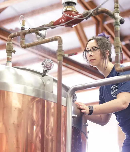 A fairly new craft brewing degree from CWU prepared Nalley for her beermaking career. - YOUNG KWAK