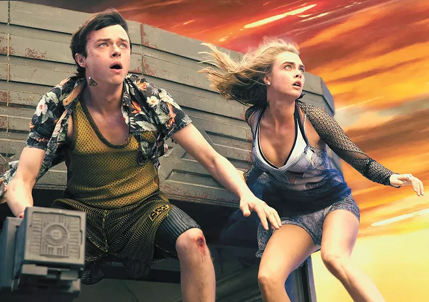 You'd look like that, too, if your $200 million blockbuster bombed as badly as Valerian has.