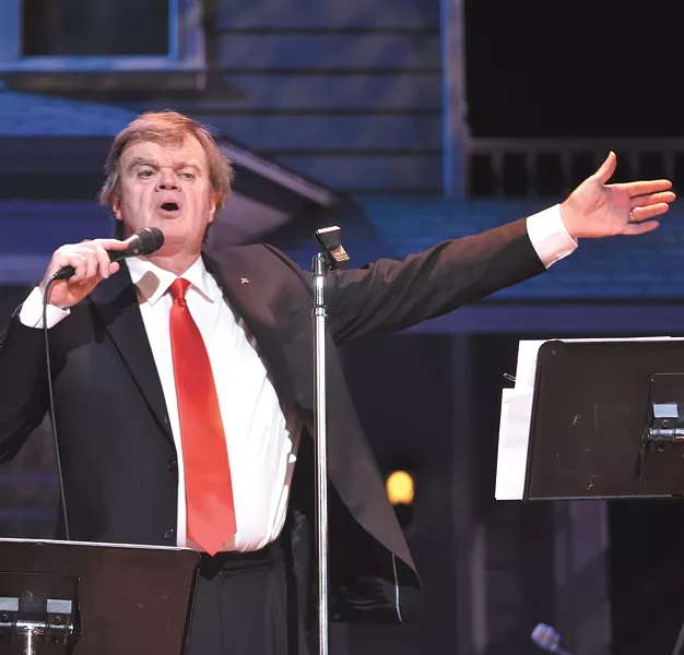 Describing his current tour, Keillor says: "It's a variety show, but without the guest acts."