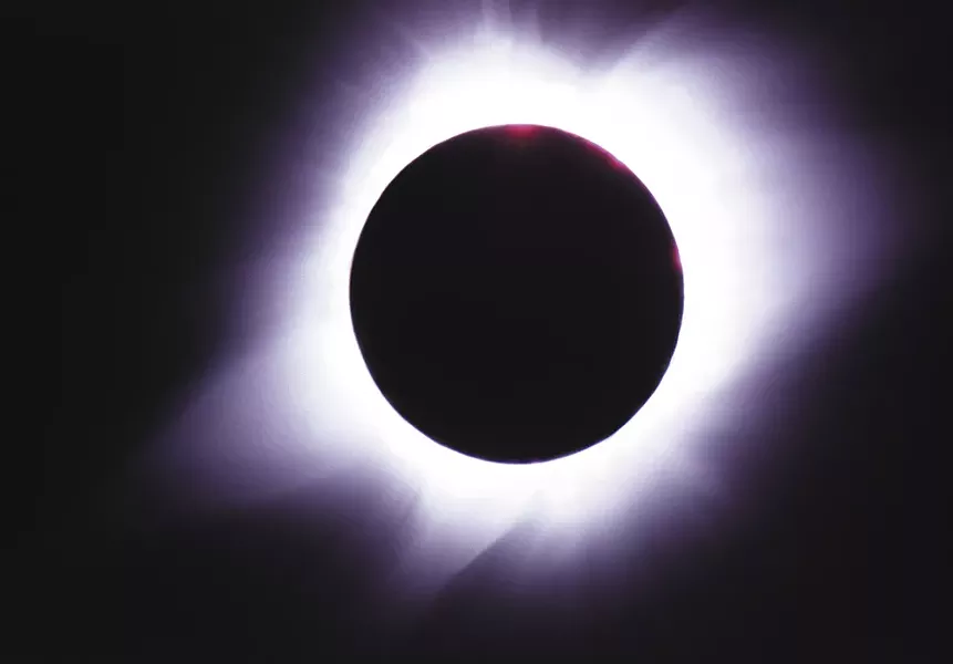 "Here on Earth, we're the only planet in the solar system that experiences this sort of eclipse," says University of Idaho physics professor Matt Hedman.