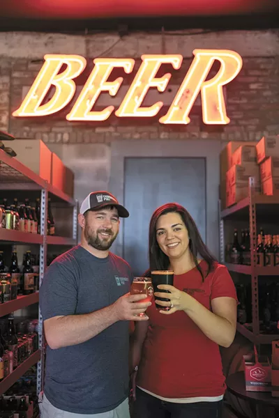 Local couple TJ and Sarah Wallin opened Community Pint early this month. - HECTOR AIZON