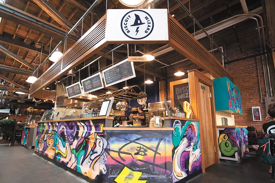Biscuits-and-gravy wizardry has arrived in downtown Spokane. - STUART DANFORD