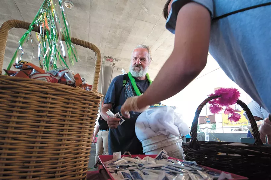Blessings Under The Bridge are still helping Spokane's needy while facing a coming eviction. - YOUNG KWAK
