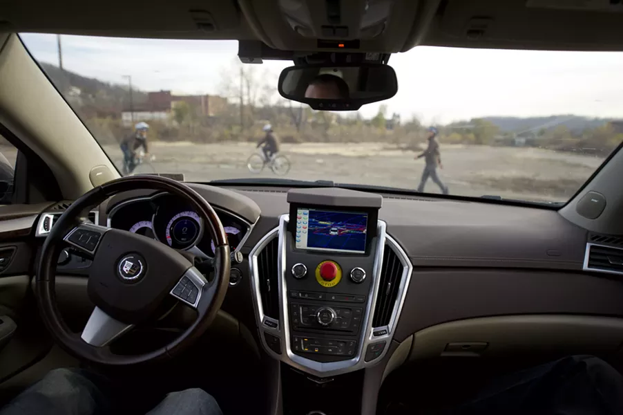 A Ford Fusion modified by Uber for autonomous use on the streets of Pittsburgh on Sept. 8, 2016. Lawmakers in the House took a major step on Sept. 6, 2017, toward advancing the development of driverless cars, approving legislation that would put the vehicles onto public roads more quickly and curb states from slowing their spread. Under the bill, which was approved by a unanimous voice vote, carmakers can add hundreds of thousands of self-driving cars to America’s road in the next few years. - JEFF SWENSEN/THE NEW YORK TIMES