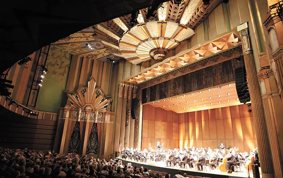 The Martin Woldson Theater at The Fox on Sept. 10, 2017, part of this season's opening weekend of performances. - YOUNG KWAK