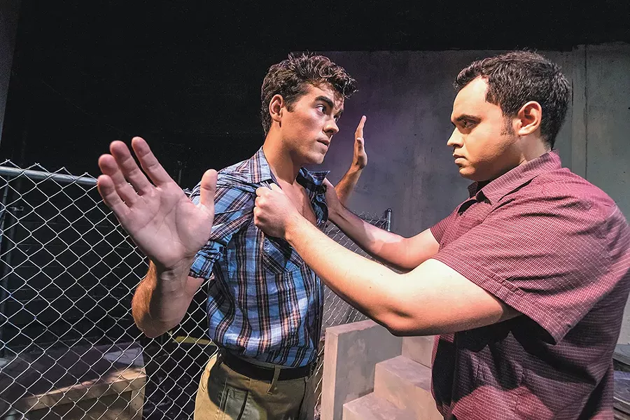 Duncan Clark Menzies (left) as Tony and Arnaldo Heredia as Bernardo. - JEFF FERGUSON