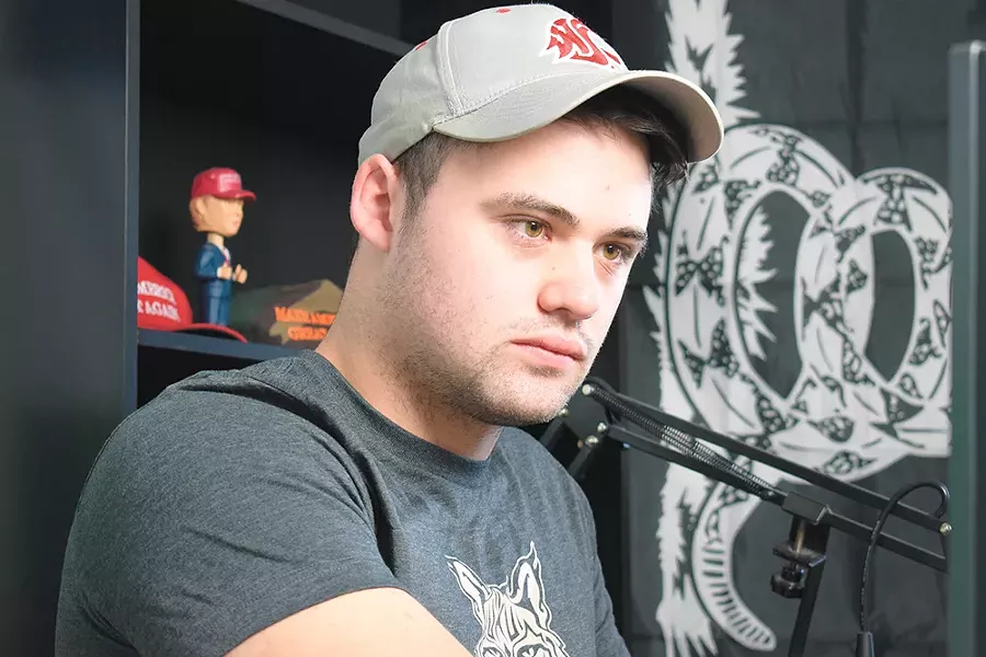 WSU student James Allsup has become a lightning rod on campus for his views on race and diversity — but those same views have made him an internet celebrity in the alt-right world. - WILSON CRISCIONE
