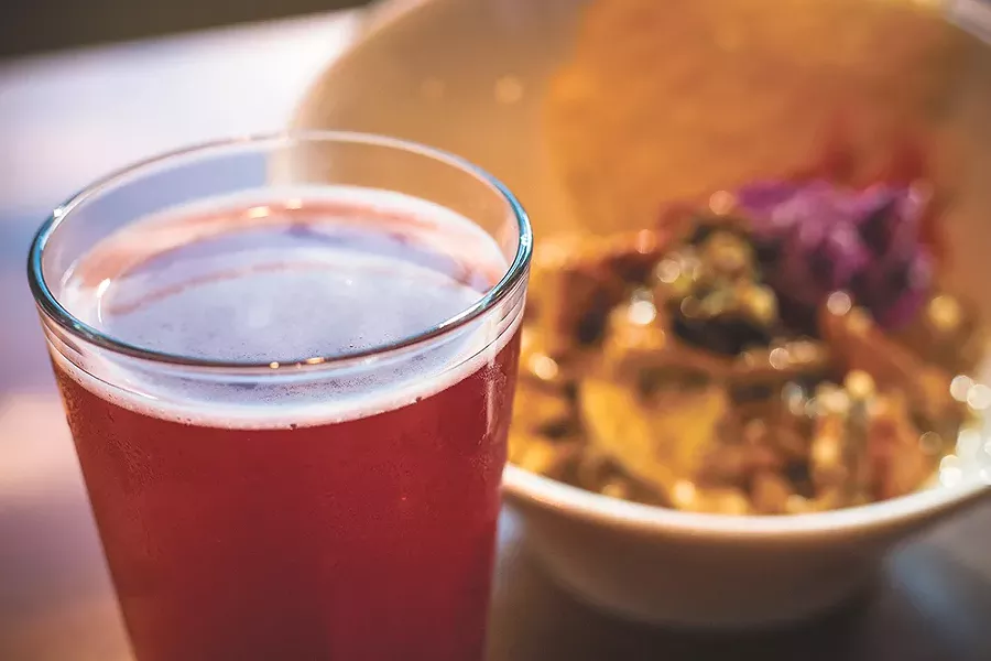 One Tree's cranberry cider is made from local apples. - DAN COUILLARD