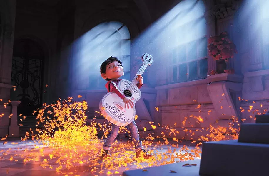 Our junior Mexican hero is 12-year-old Miguel Rivera, voiced by Anthony Gonzalez.