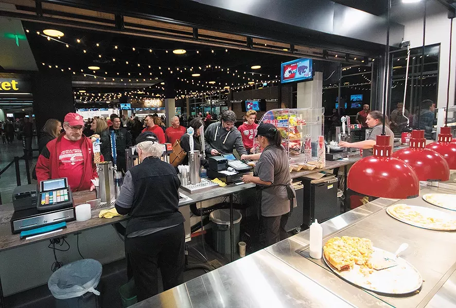 Four new food counters offer restaurant-style fare. - STUART DANFORD