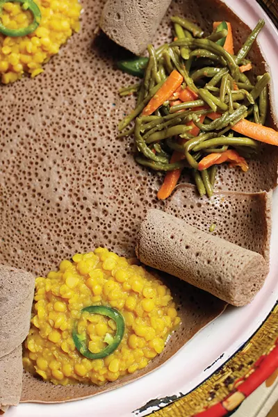 Injera bread is made from teff (below) - YOUNG KWAK