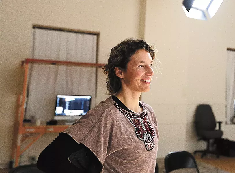 Ellen Welcker felt The Pink Tablet would be better expressed by performance than a traditional reading. - YOUNG KWAK