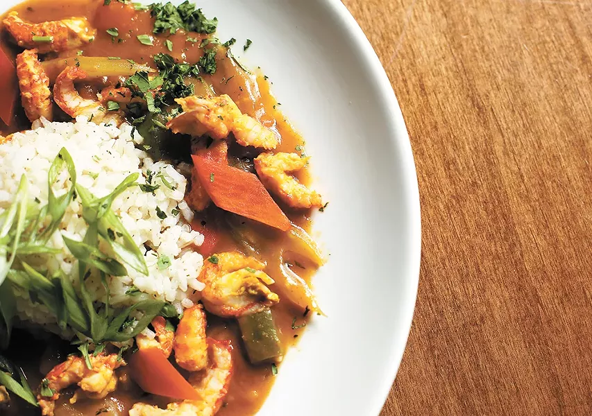 Southern flavors meld in Seasons of Coeur d'Alene's crawfish étouffée. |YOUNG KWAK PHOTO