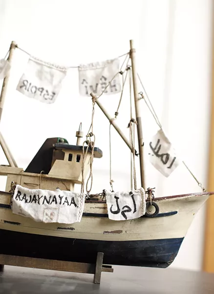 Kalapács Hope is part of her Unwanted Journeys show. - YOUNG KWAK