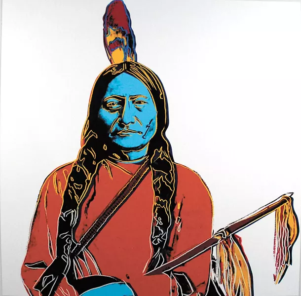 Andy Warhol's Sitting Bull